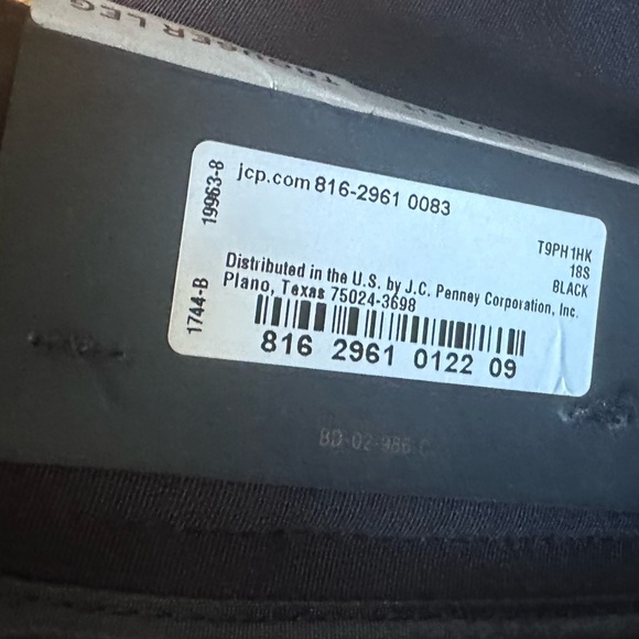 NWT, Worthington Curvy Fit Trousers, 18 Short Black - Picture 4 of 5